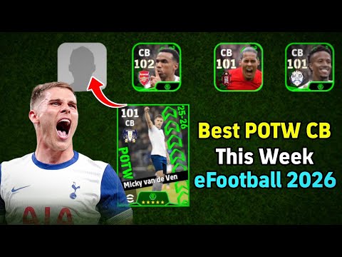 101 POTW Van De Ven!! 🥵🔥 Completed My Best POTW Squad - eFootball 2026 POTW Review