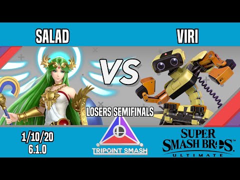 Tripoint Smash 92 - Losers Semifinals - Salad(Palutena) Vs. Viri(ROB)