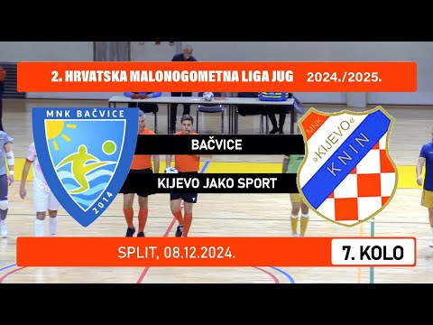 2. HMNL Jug: BAČVICE - KIJEVO JAKO SPORT 7:3, 08.12.2024.