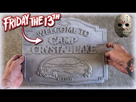 🔮 Camp Crystal Lake Sign - Friday The 13th・ STL File for ・Cults