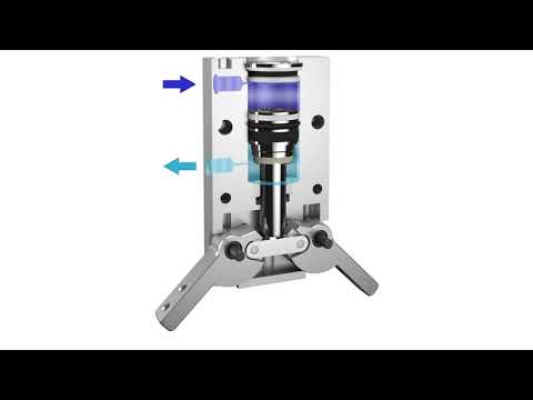 SMC 180°Angular Air Gripper Cam Type MHY Series