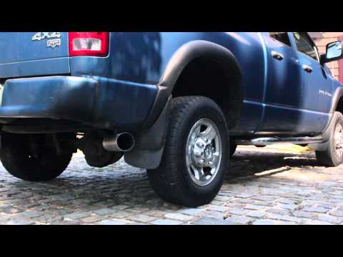 2003 Dodge Ram 2500 5.9L Cummins MBRP 4" Turbo Back Exhaust w/Muffler Delete