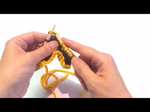 Tricoter des rangs raccourcis - German short rows