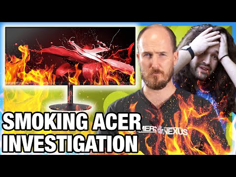 Acer Monitor Fires Investigated: Blown Capacitors on Acer XV340CK