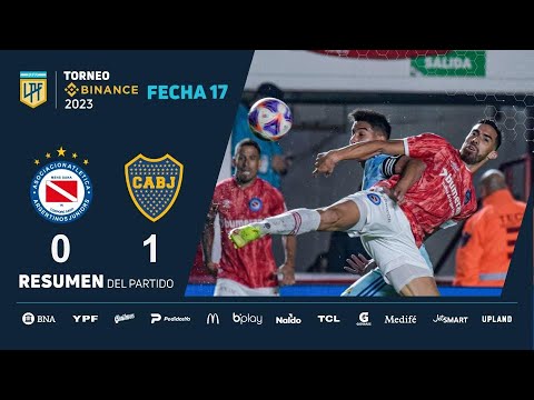 #TorneoBinance 2023 | Fecha 17 | resumen de Argentinos - Boca