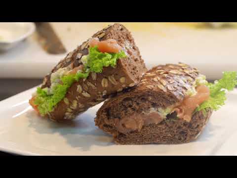 Fresh and delicious baguette sandwiches at MCrust, Monoprix Qatar