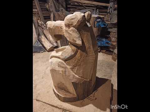 Rzeźba Wiewiór wysokość 120cm