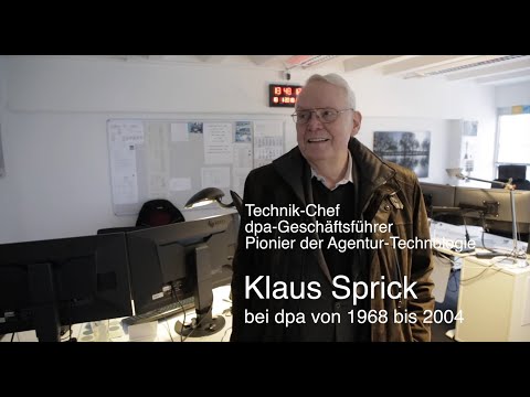 70 Jahre Deutsche Presse-Agentur - Klaus Sprick (1968 - 2004 bei dpa) | #dpa70