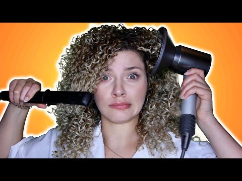 HOW TO SAFELY USE HEAT ON CURLY HAIR (heat damage...
