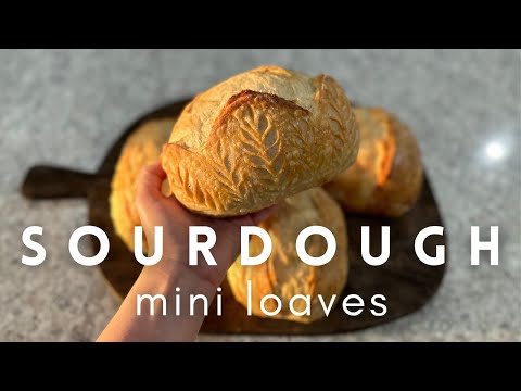 Bake Perfect Mini Sourdough Batard Loaves | Minis Version 2