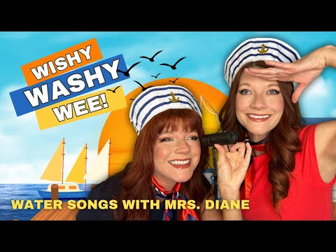Wishy Washy Wee! 🌊 Fun Water Song for Kids | Mrs. Diane's Sing & Dance Along