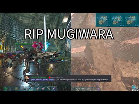 Wiping Alpha Trash Talkers - Raiding Center Pearl Cave- Ark Lunacy 25X