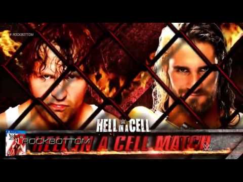 WWE Hell In A Cell 2014 Dean Ambrose vs Seth Rollins Match Card ᴴᴰ