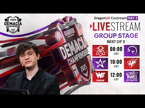 🔴 Demacia Cup 데마시아 컵 | Day 3 | OMG vs TT | FRK vs UP | WE vs LNG 🔴