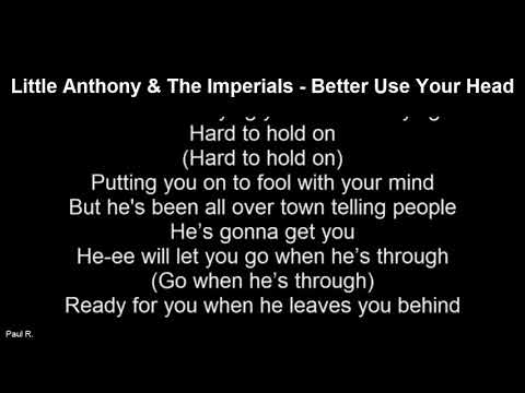 Northern Soul - Little Anthony & The Imperials – Better Use Your Head - With Lyrics