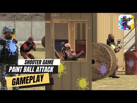 Paintball Attack 3D: Color War Gameplay - YouTube