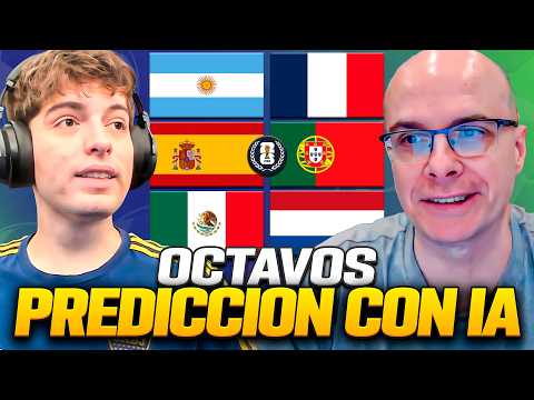 WHO WINS THE WORLD CUP ACCORDING TO AI? - ROUND OF 16 ft. MISTERCHIP - PART 15/18