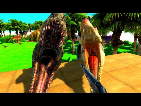 Survive The Attack of Dinosaurs FPS- Animal Revolt Battle Simulator