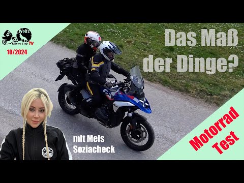BMW R1300 GS in the Wolf test | Including Mel's passenger check