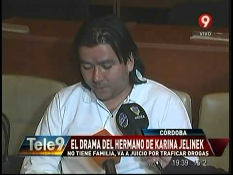 Juicio por tráfico de droga al hermano de Karina Jelinek
