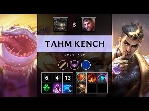 Tahm Kench Mid vs Jayce - EUW Master Patch 25.07