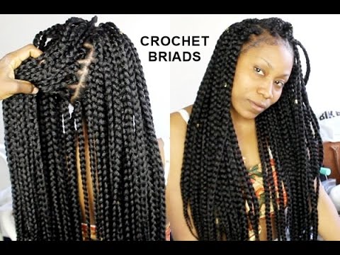 NO CORNROWS CROCHET BRAIDS ONLY (1 HOUR ) TUTORIAL