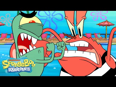 カニさんとプランクトン、クルーズ船で一緒に出航？！🛳️ | フルシーン | @SpongeBobOfficial (Mr. Krabs & Plankton Stuck on a Cruise Together?! 🛳️ | Full Scene | @SpongeBobOfficial)