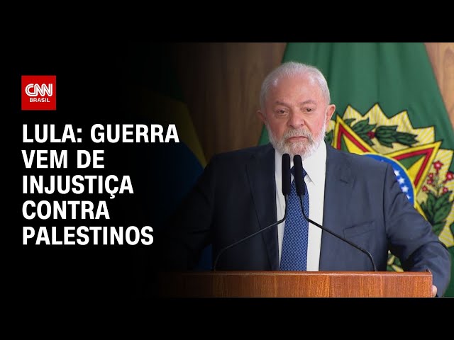 Lula: Guerra vem de injustiça contra palestinos | BASTIDORES CNN