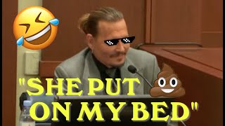 Johnny Depp being a COMEDIAN in court (pt. 1) (funny moments) video