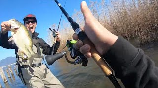 【初バス】ええのん釣れて足が小鹿になる男