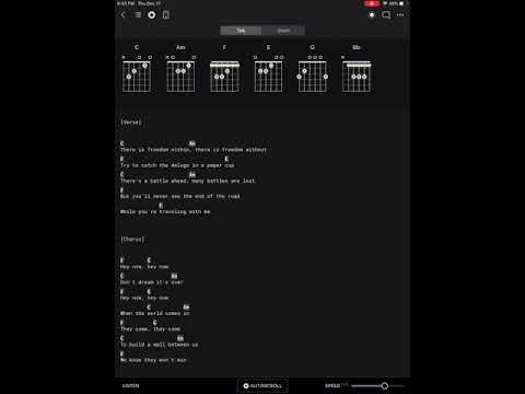 {c:Instrumental break - E [hold this chord for most of string section break]} - Crowded House