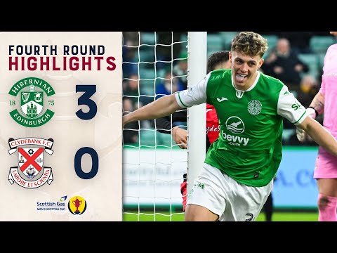 Hibernian 3-0 Clydebank | Martin Boyle bags a Brace! | Scottish Gas Men's Scottish Cup 2024-25