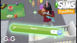 The Sims Freeplay- How to Adopt a Sim for FREE