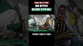 정말 충격적인 해군대장 키자루의 배신 ㄷㄷ #원피스 #shorts