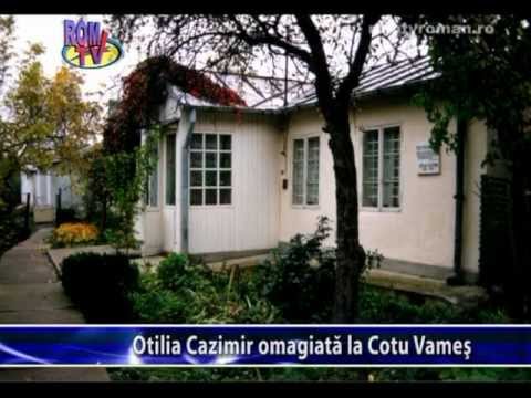 Otilia Cazimir omagiata la Cotu Vames