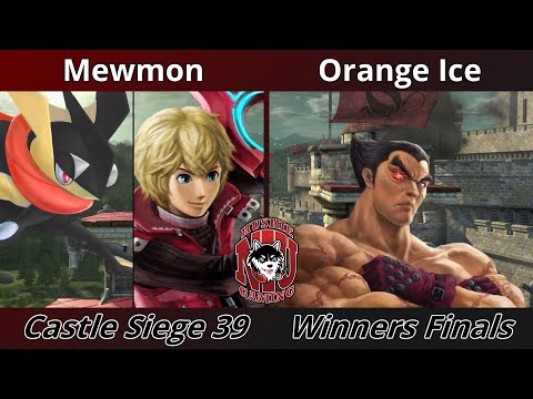 Castle Siege 39 - Winners Finals - Mewmon (Shulk, Greninja) vs Orange Ice (Kazuya)