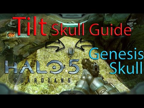 Halo 5 Tilt Skull Guide! Genesis Skull Location!