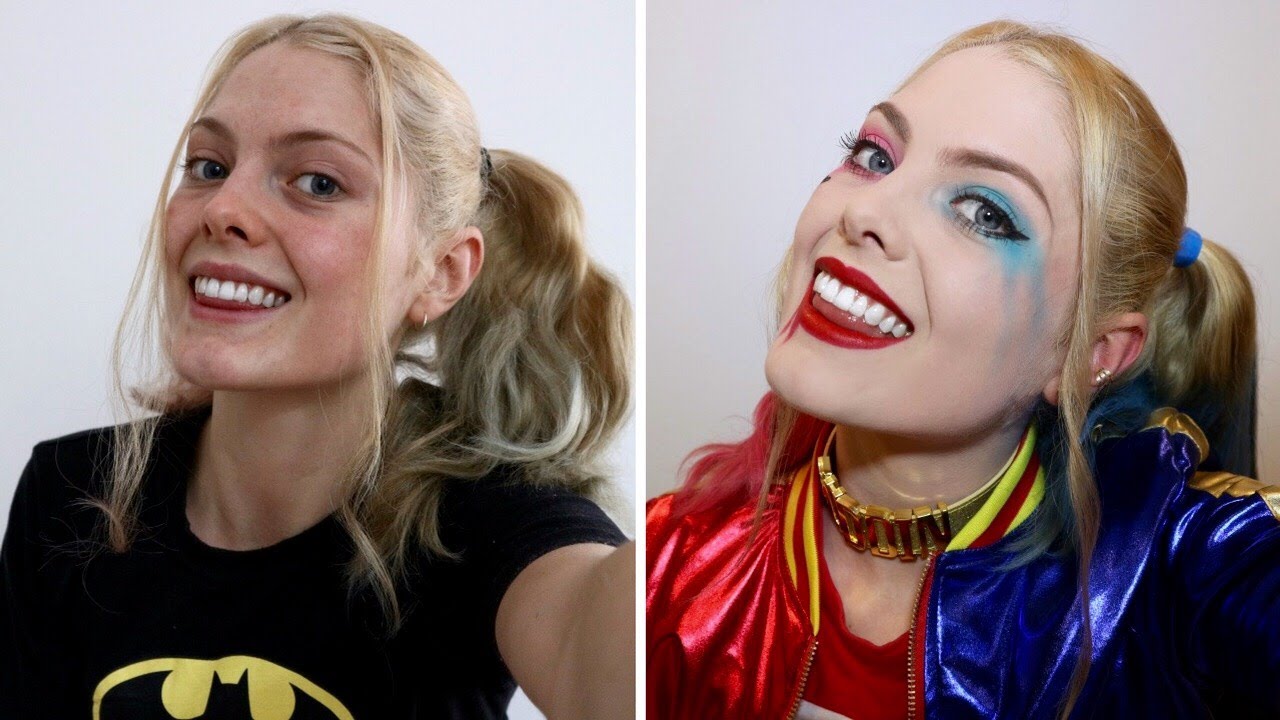 Infamous Harley Quinn: Hair and Makeup Tutorial thumnail