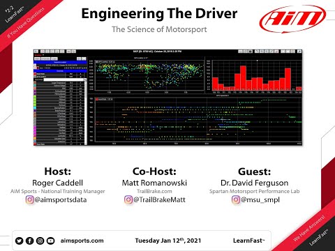 2-2 Engineering The Driver - Live Webinar with Dr. David Ferguson/Matt Romanowski - 1/12/2021