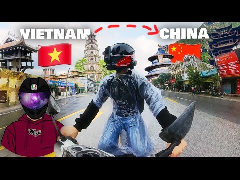 I buy the cheapest scooter and drive from Vietnam to China