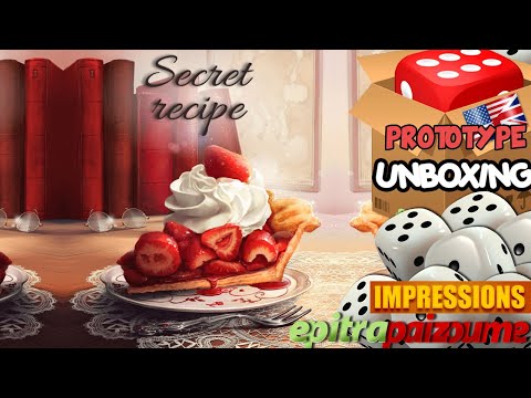 Secret Recipe - Prototype Unboxing & Impressions (EN) by Epitrapaizoume