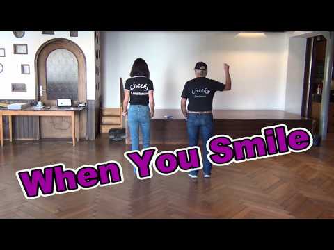 When You Smile Line Dance  Teach & Dance