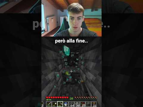 QUEL MOMENTO IN MINIERA SU MINECRAFT #minecraft #shorts