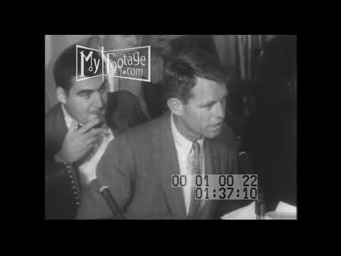 1957 Robert F Kennedy Interrogates Jimmy Hoffa