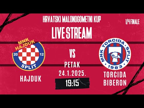 HRVATSKI MALONOGOMETNI KUP 1/4 finale | MNK Hajduk - MNK Torcida Biberon