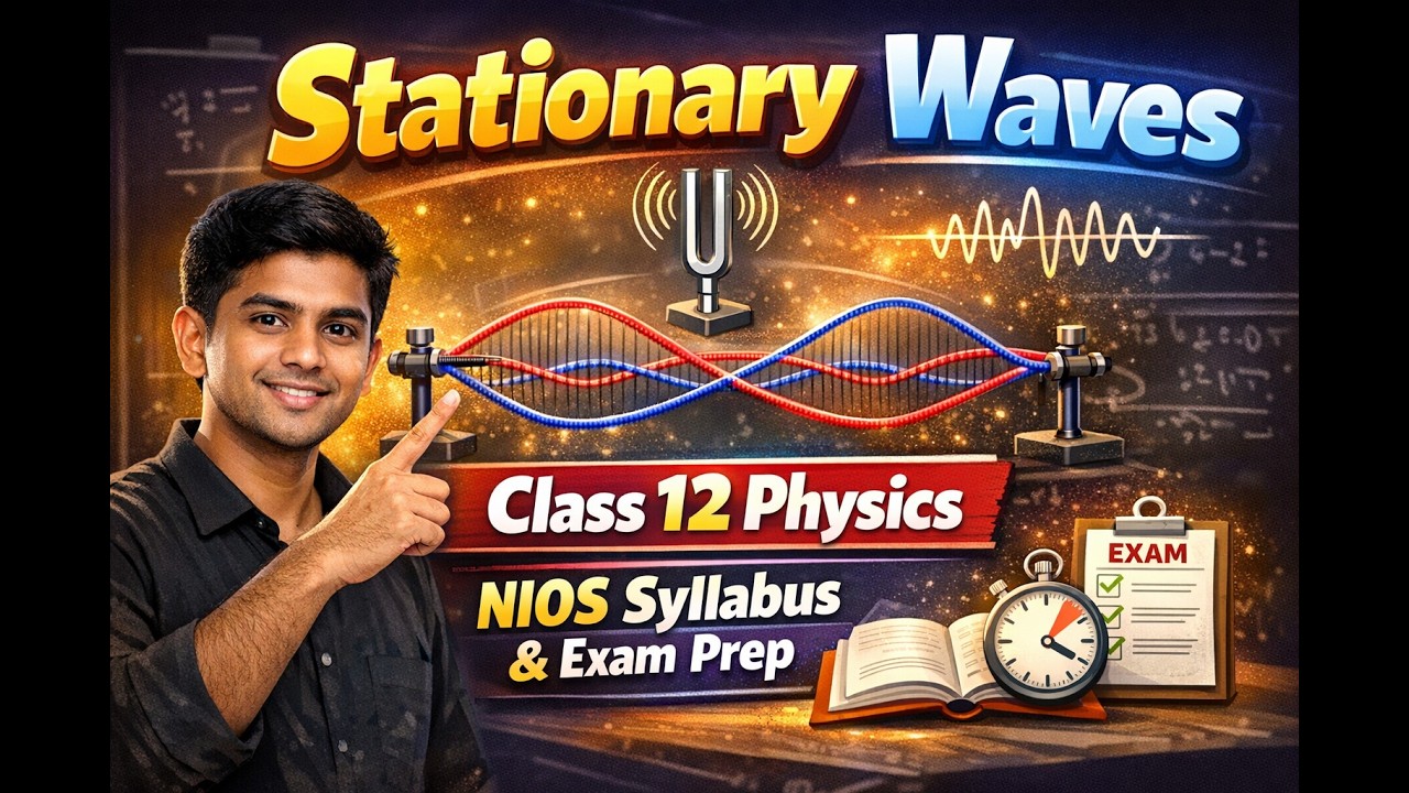 Difference Between Stationary and Progressive Waves | Class 11/12 Physics