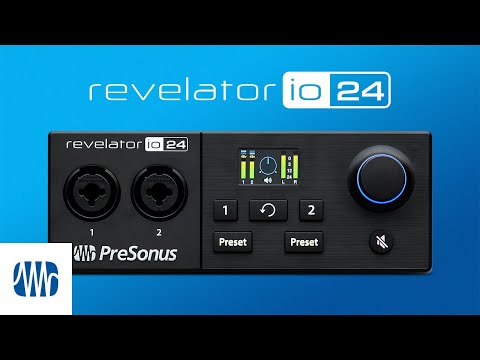 Introducing the PreSonus Revelator io24: Audio Interface with Effects and Loopback Mixing