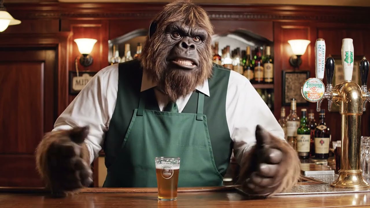 Bigfoot Tends Bar