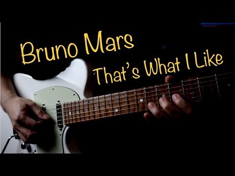 Bruno Mars That's What I Like - Electric guitar cover by Vinai T