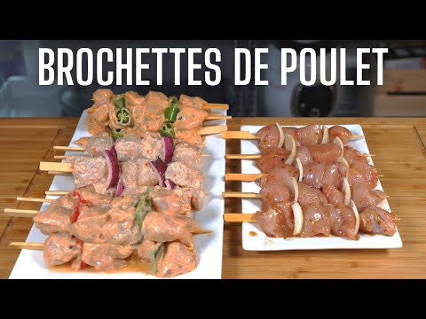 4 RECETTES DE BROCHETTES DE POULET -- BARBECUE IS LOVE